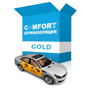 Комплект для шумоизоляции дверей авто Gold